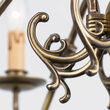 Candelabru clasic alama patinata 10xE14/40W, Stilluster LU 1285/10 Patina Orion